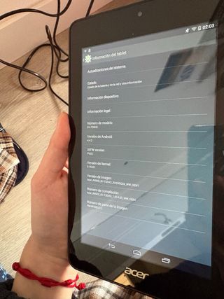Tablet Acer Negra
