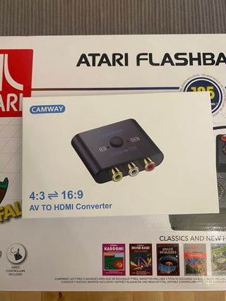 Atari flashback 8 con adaptador todo nuevo