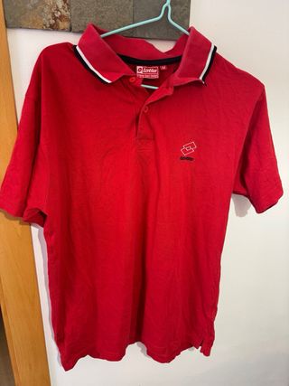 Polo Lotto Rojo Talla M