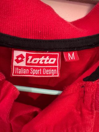 Polo Lotto Rojo Talla M