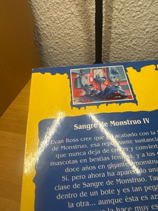Libro Pesadillas Sangre de monstruo IV