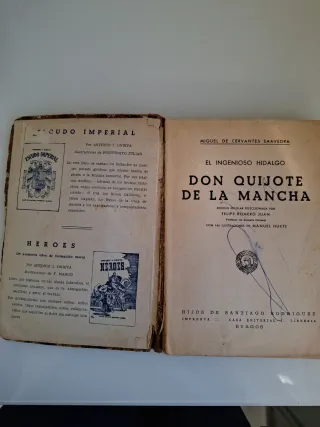 Libro el Don Quijote de la Mancha