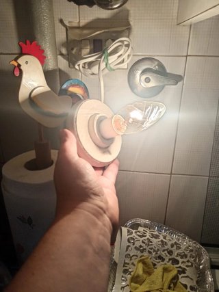 Lampada Faro in pietra Salento