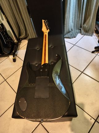 Chitarra Ibanez Jem7DBK Tribute RG550EX Mod.