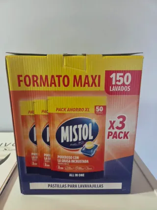Producto de limpieza Mistol Pastillas Lavavajillas