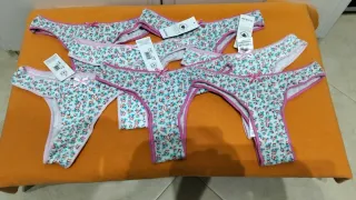 Lotto 7 slip brasiliana donna taglia XS