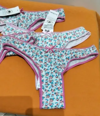 Lotto 7 slip brasiliana donna taglia XS