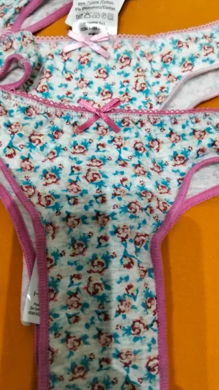 Lotto 7 slip brasiliana donna taglia XS