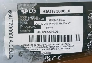 LG 65UT73006LA TDP.RT2874T.PD781(T) 4RT874C5