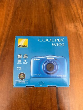 Cámara Nikon Coolpix W100 Azul