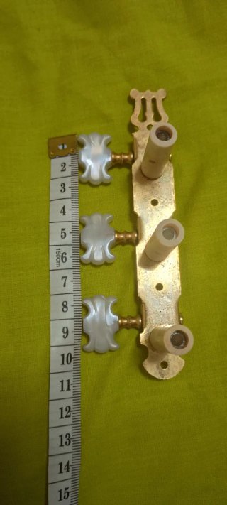 Clavijero Guitarra Española Dorado Antiguo