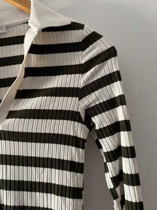 Camiseta Polo Rayas Manga Larga