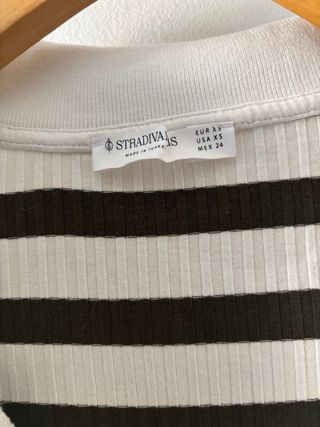 Camiseta Polo Rayas Manga Larga