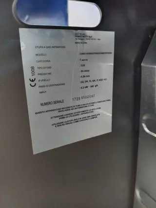 KEKAI KT0524 - Estufa de gas 4200W 20 m² 42x38x73