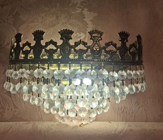 Lámparas de techo de cristal de Roca
