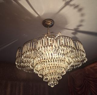 Lámparas de techo de cristal de Roca