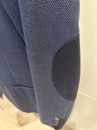 Blazer El Ganso azul/gris puntos