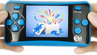 Consola Portátil QS-4 Azul y Negra