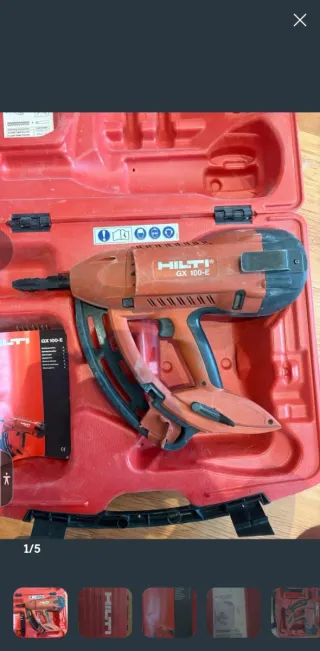 Clavadora Hilti GX 100-E a gas