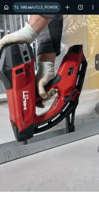 Clavadora Hilti GX 100-E a gas