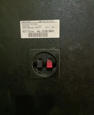 Altavoces Sony Negros