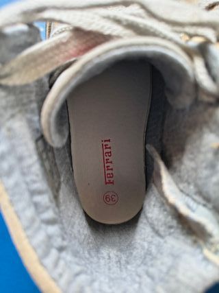 Scarpe stivaletto unisex Ferrari beige/grigio 39