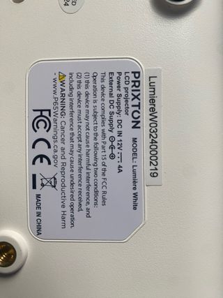 Proyector Portátil PRIXTON Lumiere White CON CAJA