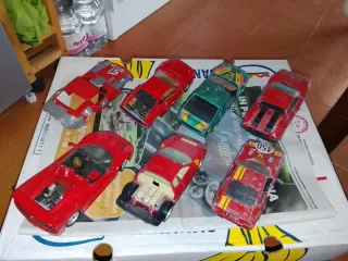 Lotto 7 modellini auto Burago Polistil 1/24