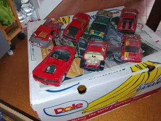 Lotto 7 modellini auto Burago Polistil 1/24