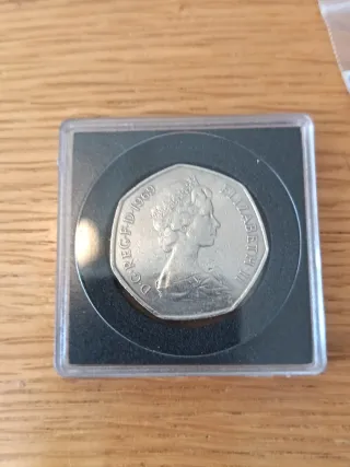 Moneda 50 Peniques Reino Unido 1969