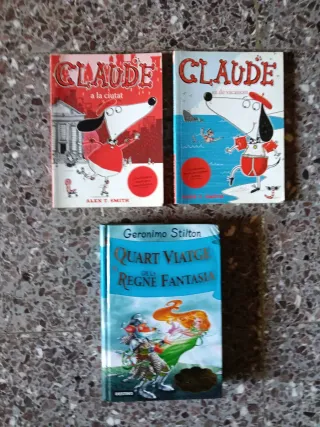 PACK LIBROS INFANTILES (CLAUDE + GERONIMO STILTON)