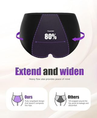 Lote 10 Bragas Menstruales Talla 4XL