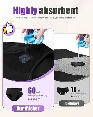 Lote 10 Bragas Menstruales Talla 4XL