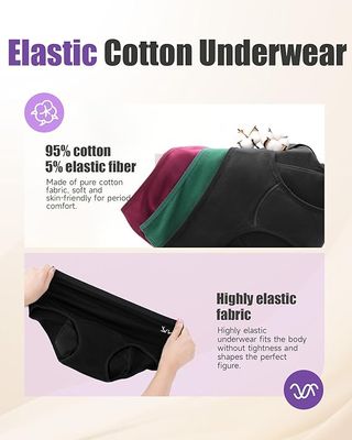 Lote 10 Bragas Menstruales Talla 4XL