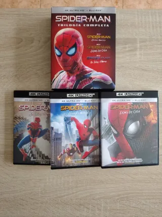 Spider-Man Trilogía Completa 4K UHD + Blu-Ray