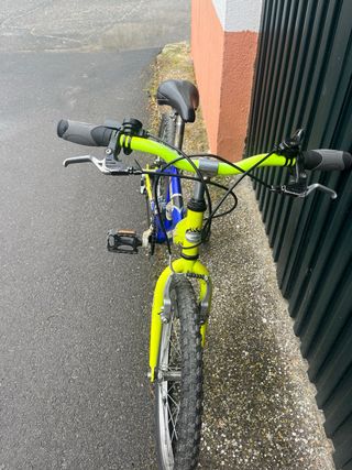 Bicicleta infantil YETI 20 azul/amarillo