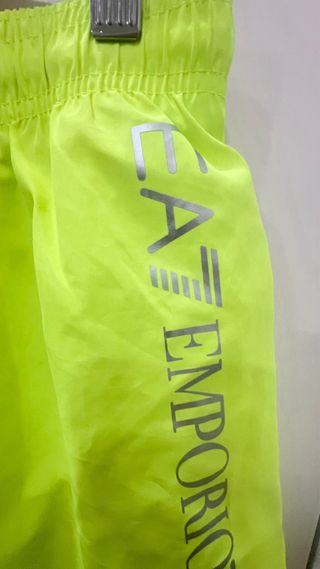 Bañador EA7 Emporio Armani Verde Neón