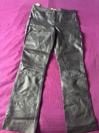 Pantalones Mango Piel Talla 36