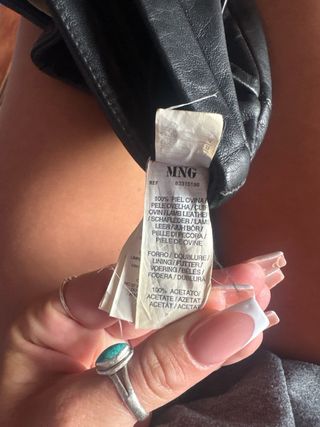 Pantalones Mango Piel Talla 36