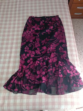 Conjunto Top y Falda Mujer Rosa