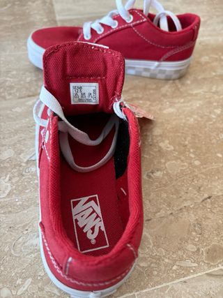 Vans Rojas Talla 30 Nuevas