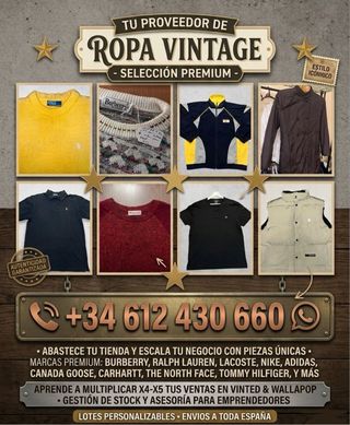 Proveedor de Ropa Vintage + Asesoria