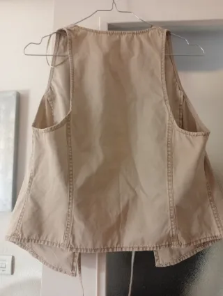 Chaleco Zara Beige Talla S