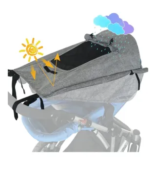 Parasol Silla Paseo Impermeable y Anti UV