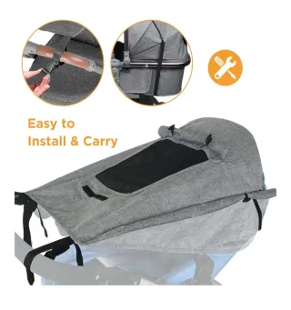 Parasol Silla Paseo Impermeable y Anti UV