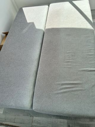 Sofá Cama Gris Tela