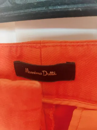Pantalón Massimo Dutti Naranja