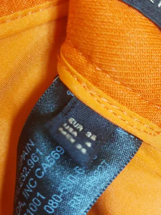 Pantalón Massimo Dutti Naranja