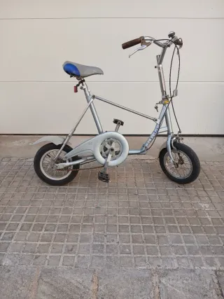 Bicicleta Plegable Plateada