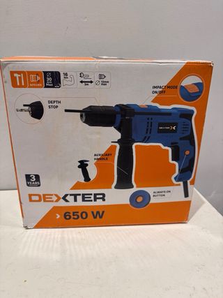 Taladro percutor Dexter azul